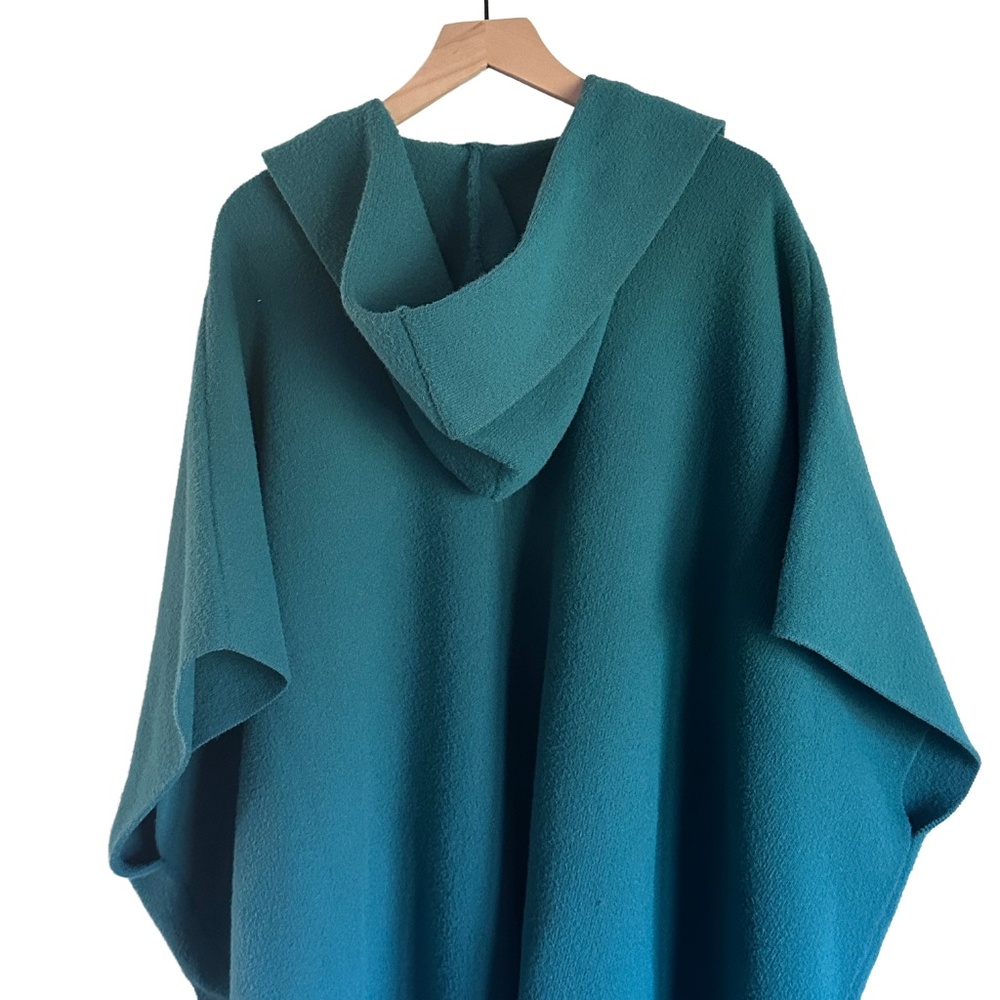 Free People All I Need Cozy Hooded Kimono | Teal | NWOT - Picture 4 of 6